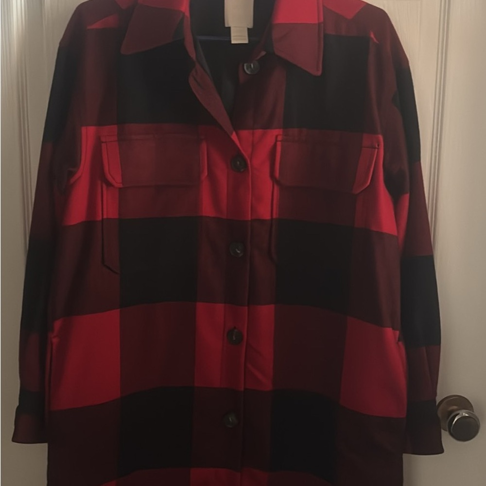 H&M Buffalo plaid shacket